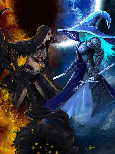 illustration &amp; background